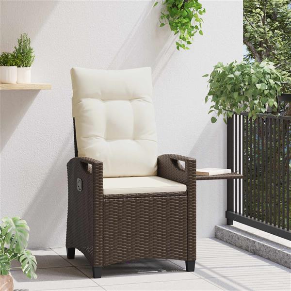Grote foto vidaxl recliner tuinstoelen 56 x 60 x 112 cm staal tuin en terras tuinmeubelen
