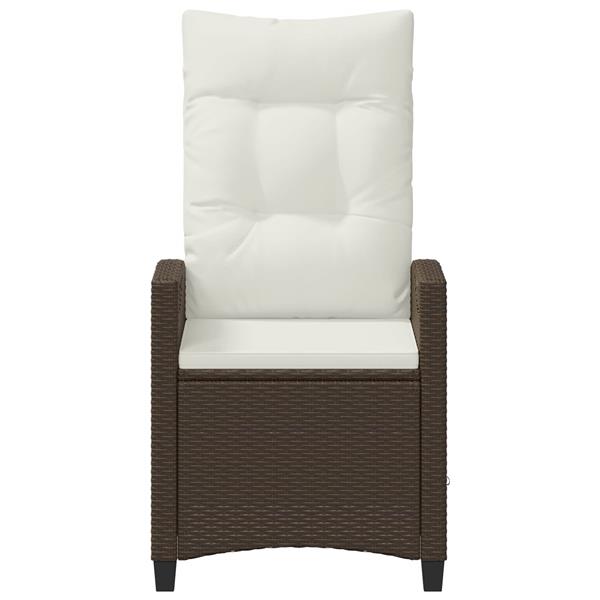 Grote foto vidaxl recliner tuinstoelen 56 x 60 x 112 cm staal tuin en terras tuinmeubelen