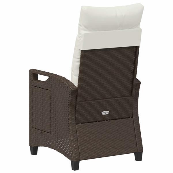 Grote foto vidaxl recliner tuinstoelen 56 x 60 x 112 cm staal tuin en terras tuinmeubelen