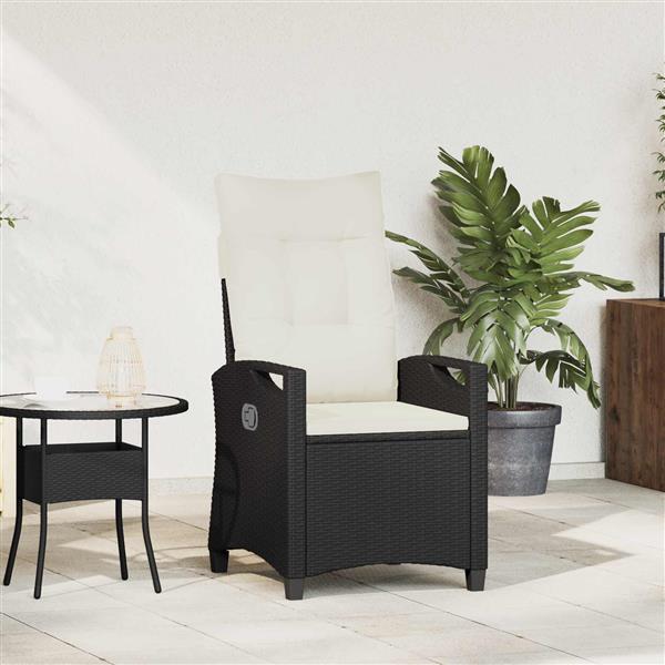 Grote foto vidaxl recliner tuinstoelen 56 x 60 x 112 cm staal tuin en terras tuinmeubelen