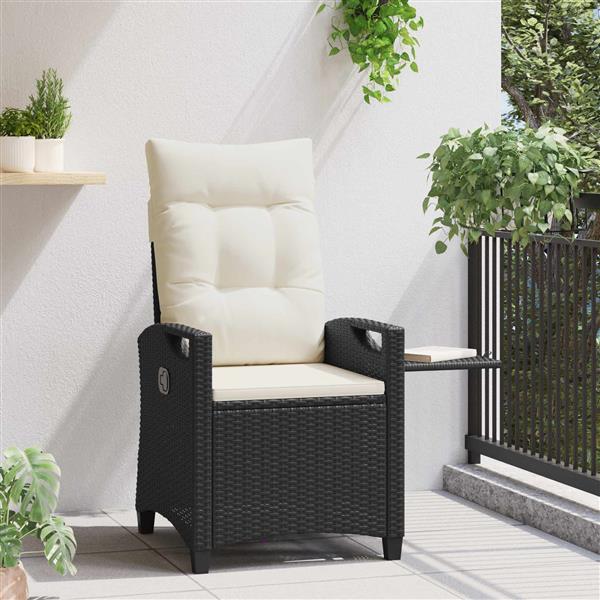 Grote foto vidaxl recliner tuinstoelen 56 x 60 x 112 cm staal tuin en terras tuinmeubelen