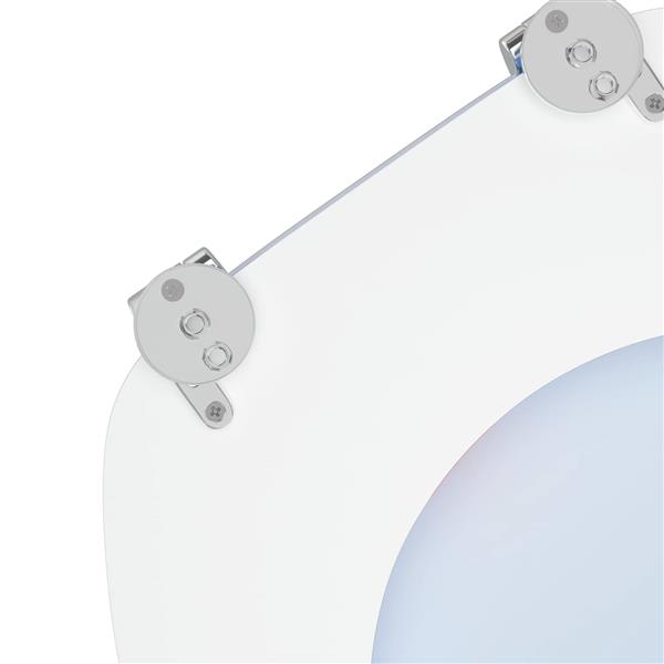 Grote foto vidaxl toiletbril blauw 44 x 38 cm mdf plaat doe het zelf en verbouw sanitair