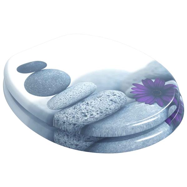 Grote foto vidaxl toiletbril grijs 44 x 38 cm mdf plaat doe het zelf en verbouw sanitair