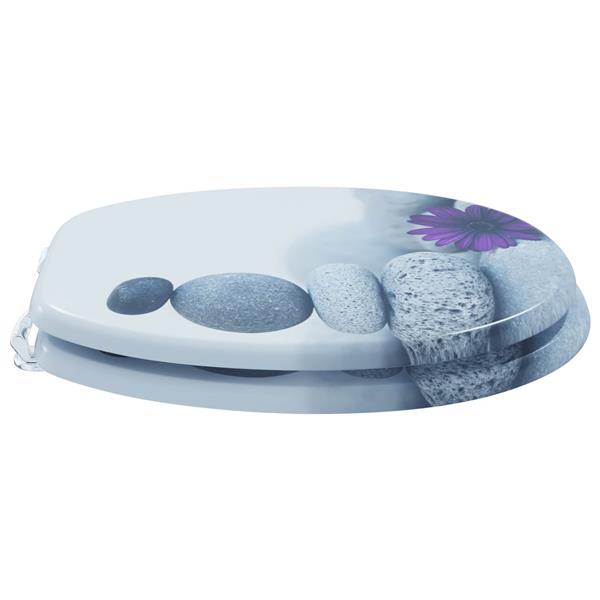 Grote foto vidaxl toiletbril grijs 44 x 38 cm mdf plaat doe het zelf en verbouw sanitair