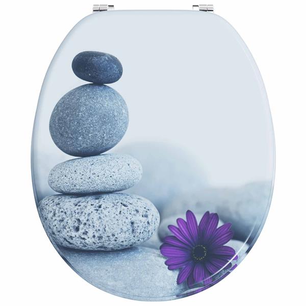 Grote foto vidaxl toiletbril grijs 44 x 38 cm mdf plaat doe het zelf en verbouw sanitair