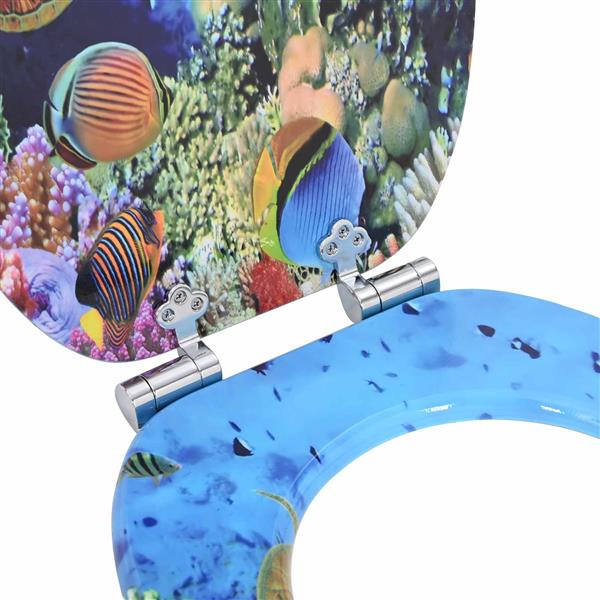 Grote foto vidaxl toiletbril diep zee blauw 44 x 38 cm mdf plaat doe het zelf en verbouw sanitair