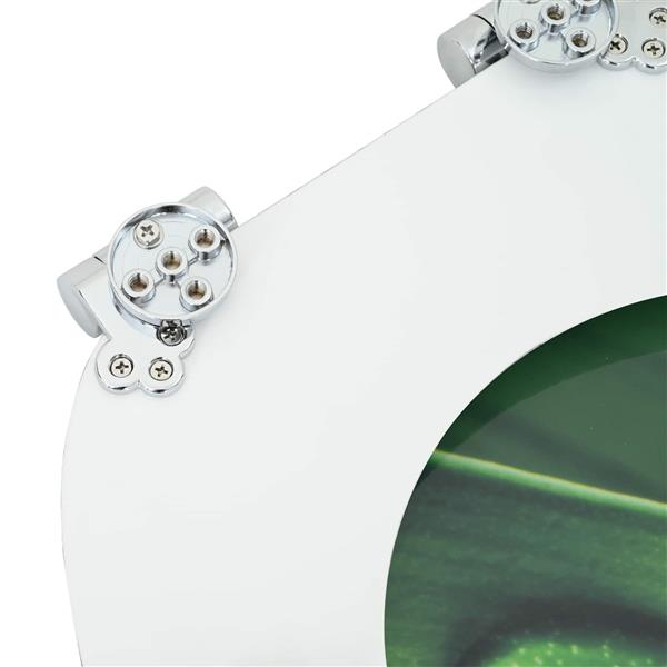 Grote foto vidaxl toiletbril groene druppel 44 x 38 cm mdf plaat doe het zelf en verbouw sanitair