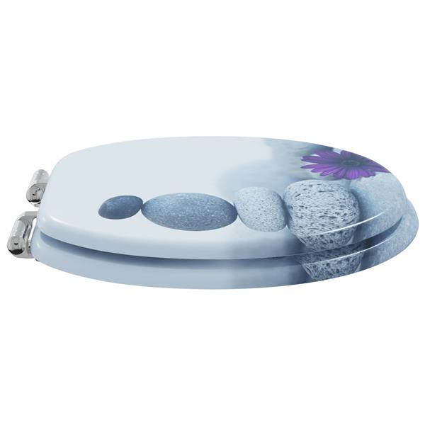 Grote foto vidaxl toiletbril grijs 44 x 38 cm mdf plaat doe het zelf en verbouw sanitair