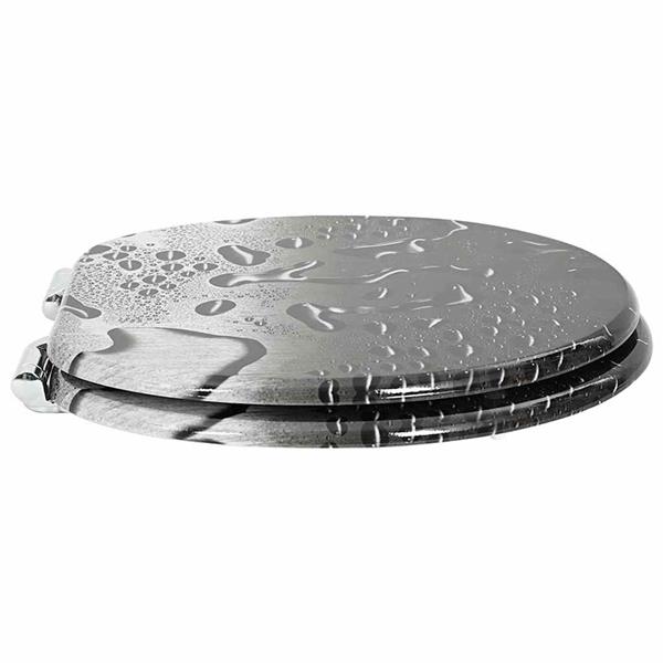 Grote foto vidaxl toiletbril grijs 44 x 38 cm mdf plaat doe het zelf en verbouw sanitair