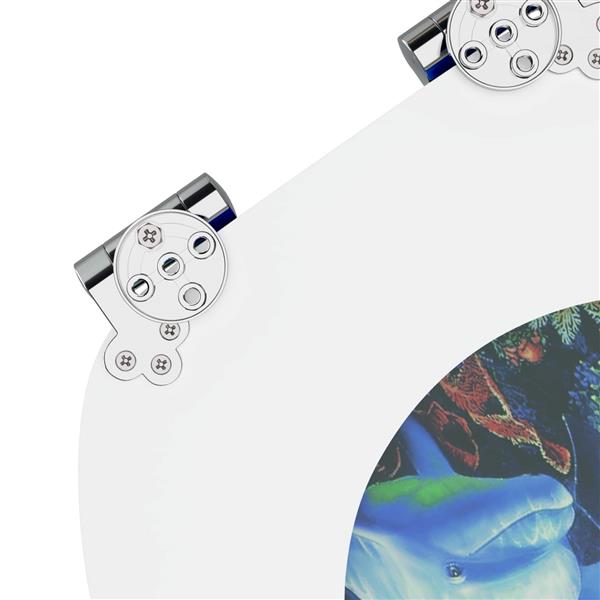 Grote foto vidaxl toiletbril blauw 44 x 38 cm mdf plaat doe het zelf en verbouw sanitair