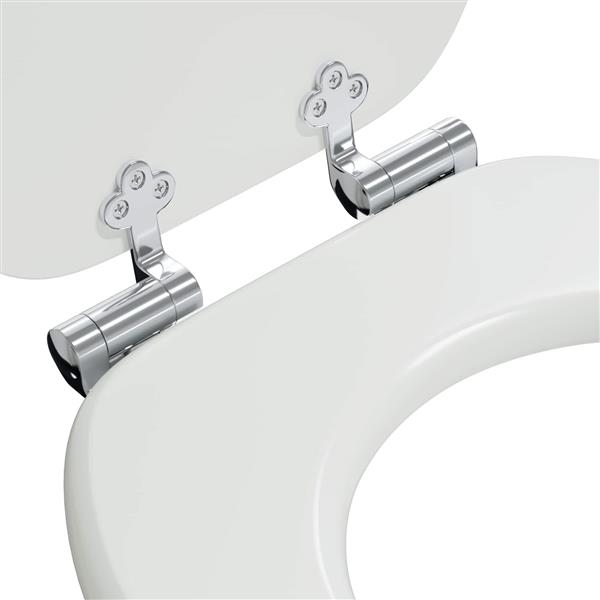 Grote foto vidaxl toiletbril wit 44 x 38 cm mdf plaat doe het zelf en verbouw sanitair