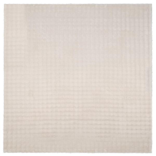 Grote foto vidaxl vloerkleden vierkant huarte beige 120 x 120 cm polyester huis en inrichting vloerbedekking en kleden