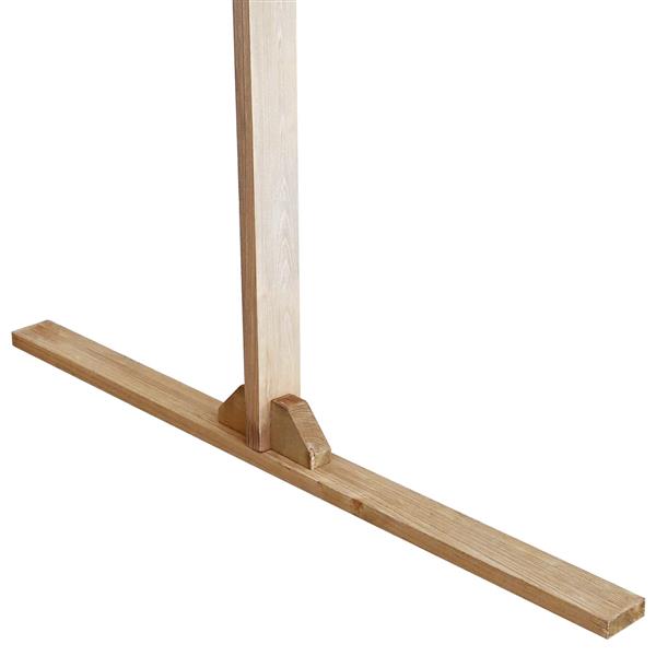 Grote foto vidaxl trouwrand licht bruin 225 x 95 x 226 cm massief vurenhout tuin en terras overige tuin en terras