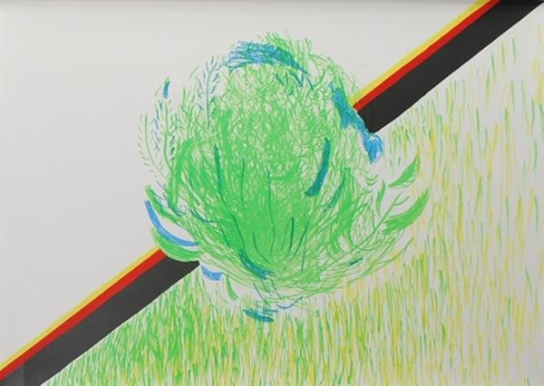 Grote foto nieuw werk van roger raveel en panamarenko antiek en kunst overig