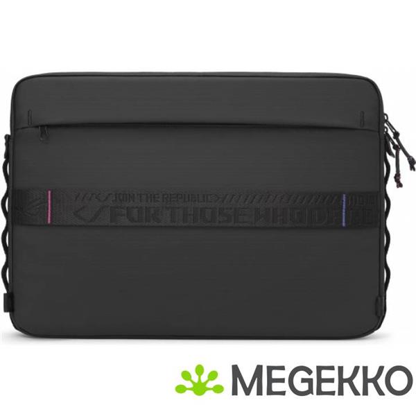 Grote foto asus bs3601 rog sleeve 4.0 16 40 6 cm 16 opbergmap sleeve zwart computers en software overige computers en software