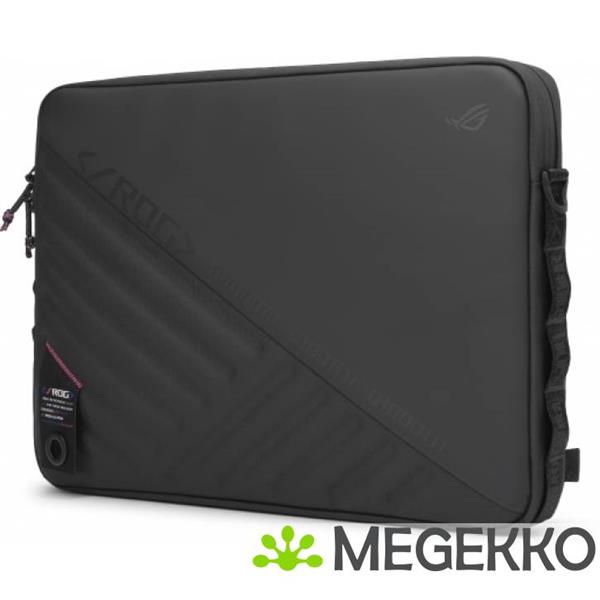 Grote foto asus bs3601 rog sleeve 4.0 16 40 6 cm 16 opbergmap sleeve zwart computers en software overige computers en software