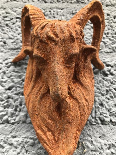 Grote foto wandornament wandgeit leuke decoratie gemaakt van gietijzer rust tuin en terras tuindecoratie