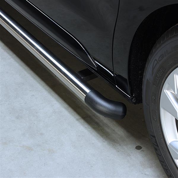 Grote foto sidebars rvs zilver ford transit 2014 2024 fwd auto onderdelen overige auto onderdelen