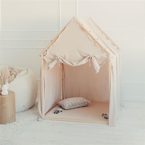 Grote foto playhouse scandi mousseline beige beige kinderen en baby overige