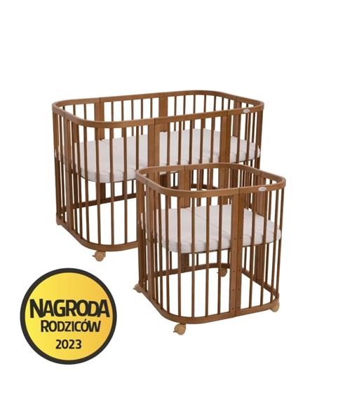 Grote foto multifunctioneel 7 in 1 babybed peuterbed vintage incl. matras vintage kinderen en baby complete kinderkamers