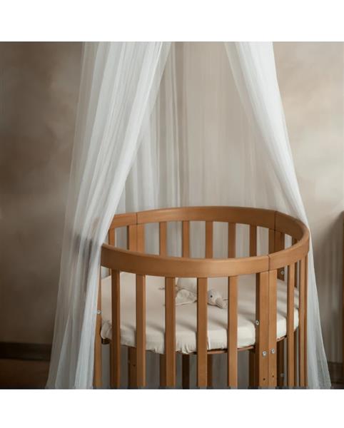 Grote foto multifunctioneel ovaal 7 in 1 babybed peuterbed incl. matras vintage vintage kinderen en baby complete kinderkamers