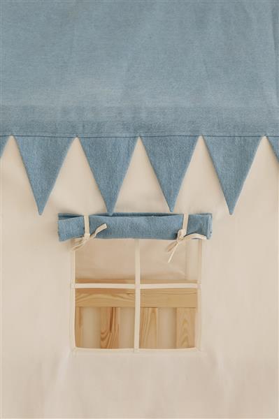 Grote foto katoenen tent voor bedhuis jeans hoogte bedhuis 135cm breedte 80 cm kinderen en baby complete kinderkamers