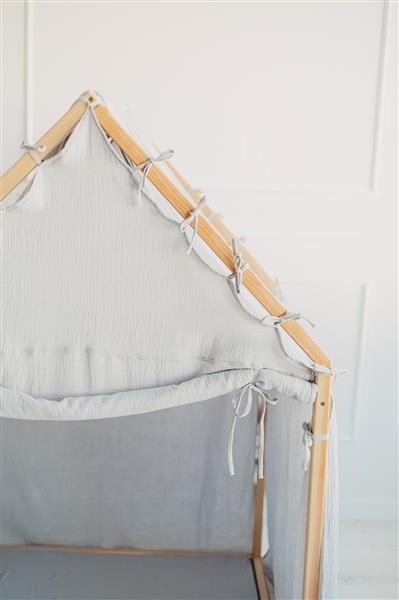 Grote foto playhouse scandi mousseline katoen bekleding blauw blauw kinderen en baby overige