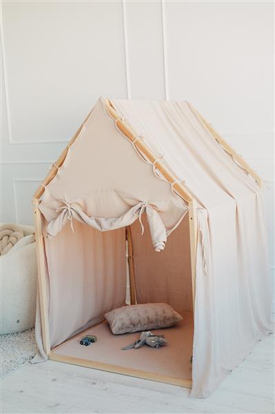 Grote foto playhouse scandi mousseline beige beige kinderen en baby overige