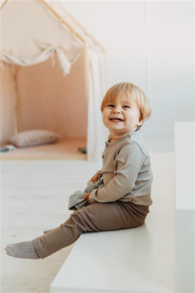 Grote foto playhouse scandi mousseline beige beige kinderen en baby overige