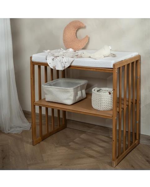 Grote foto multifunctioneel 7 in 1 babybed peuterbed vintage incl. matras vintage kinderen en baby complete kinderkamers