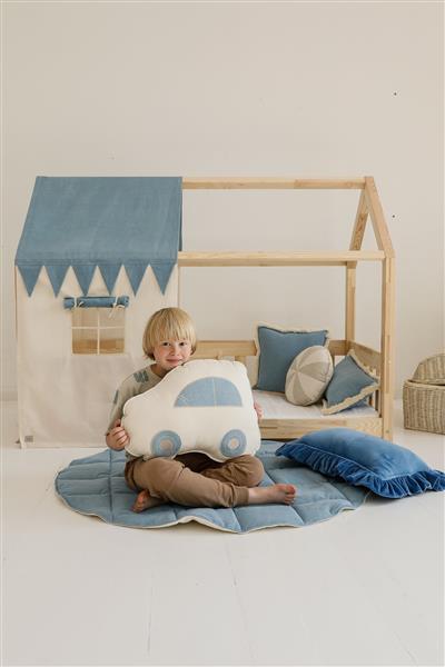 Grote foto katoenen tent voor bedhuis jeans hoogte bedhuis 135cm breedte 80 cm kinderen en baby complete kinderkamers