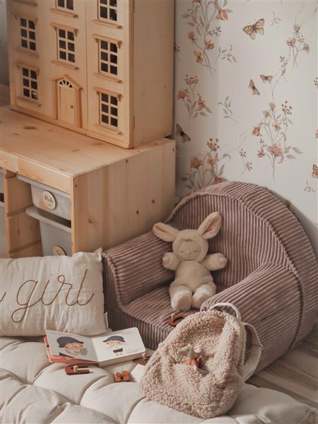 Grote foto rib kinderfauteuil brown sugar sugar brown kinderen en baby complete kinderkamers