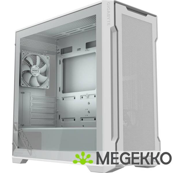 Grote foto gigabyte c102 glass midi tower wit computers en software behuizingen en kasten