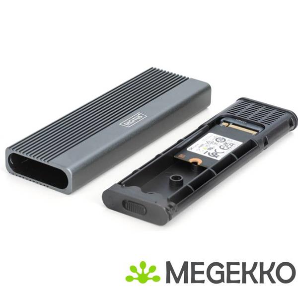 Grote foto digitus da 71156 behuizing voor opslagstations sdd behuizing zwart m.2 computers en software behuizingen en kasten