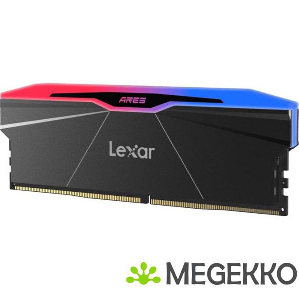 Grote foto lexar ares rgb 2nd gen geheugenmodule 32 gb 2 x 16 gb ddr5 6000 mt s computers en software harde schijven