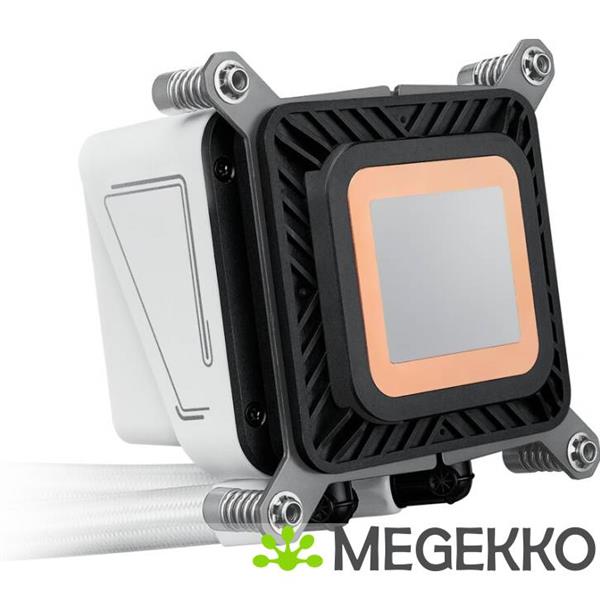 Grote foto asus max gaming lc 360 argb lcd white edition processor alles in n vloeistofkoeler 12 cm wit computers en software overige computers en software