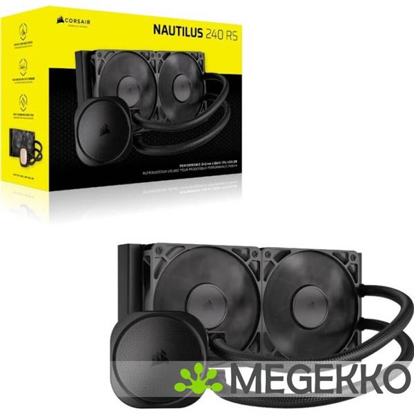 Grote foto corsair nautilus 240 rs black computers en software overige computers en software