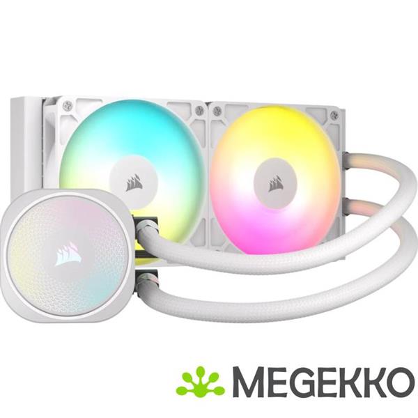 Grote foto corsair nautilus 240 rs argb white computers en software overige computers en software