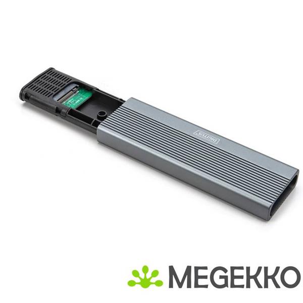 Grote foto digitus da 71156 behuizing voor opslagstations sdd behuizing zwart m.2 computers en software behuizingen en kasten