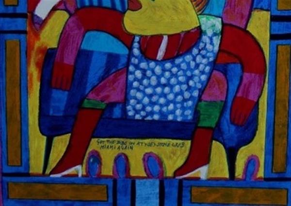 Grote foto clemens briels got the bibs antiek en kunst litho en zeefdrukken