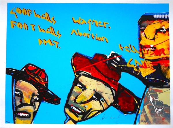 Grote foto herman brood goofballs antiek en kunst litho en zeefdrukken