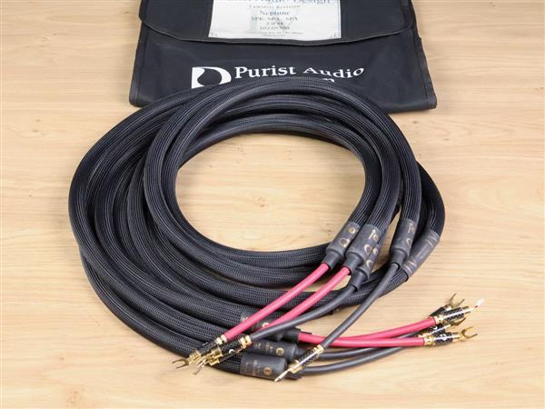 Grote foto purist audio design neptune luminist high end audio speaker cables 2 0 metre audio tv en foto onderdelen en accessoires