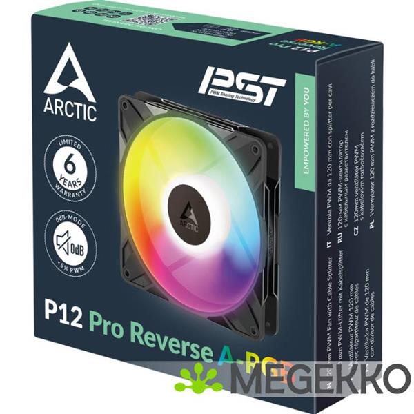 Grote foto arctic p12 pro reverse a rgb black 3 pack computers en software overige computers en software