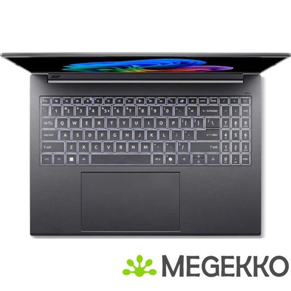 Grote foto acer aspire 16 ai a16 52m 70jw intel core ultra 7 256v oled laptop computers en software overige computers en software