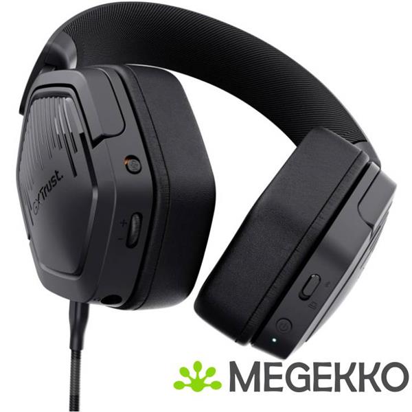 Grote foto trust gxt 493 carus draadloos zwart audio tv en foto koptelefoons