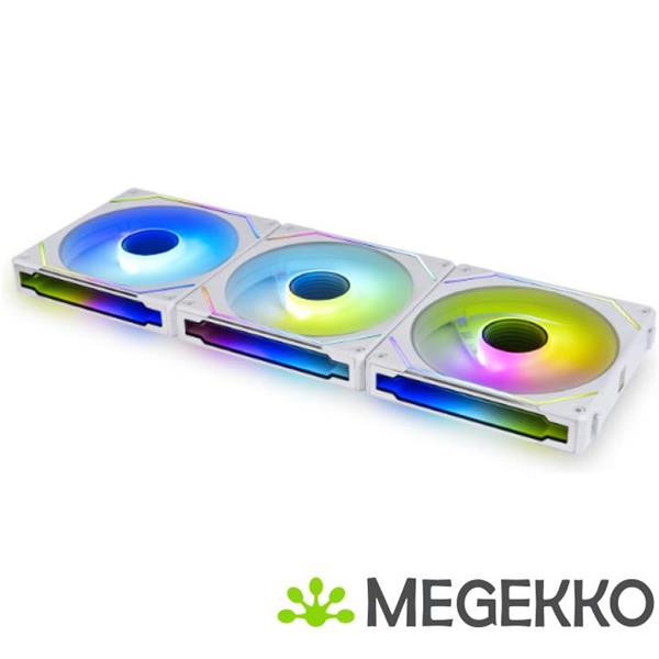 Grote foto lian li uni fan sl inf 120 3 pack white argb reverse blade pwm computers en software overige computers en software