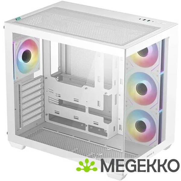 Grote foto deepcool cg530 4f wh computers en software behuizingen en kasten