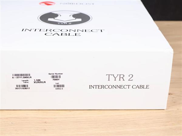 Grote foto nordost norse tyr 2 highend audio interconnects xlr 1 5 metre audio tv en foto onderdelen en accessoires