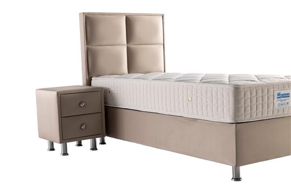 Grote foto opberg boxspring magnum beige cream huis en inrichting bedden