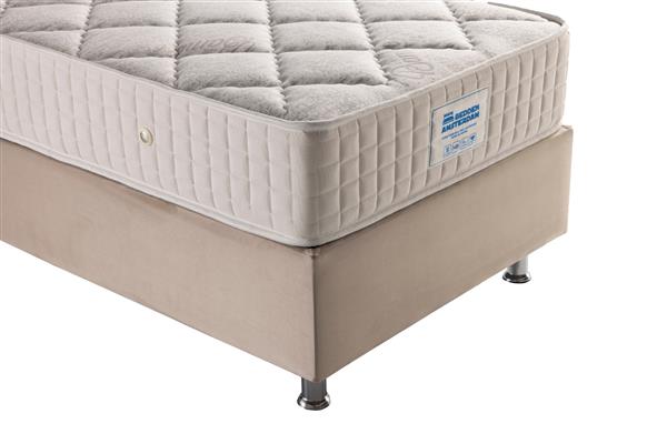 Grote foto opberg boxspring magnum beige cream huis en inrichting bedden